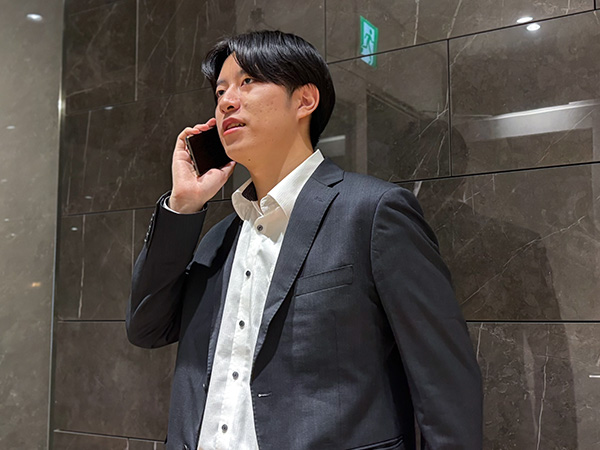 社員インタビュー　営業職　平山 貴善さん